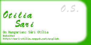 otilia sari business card